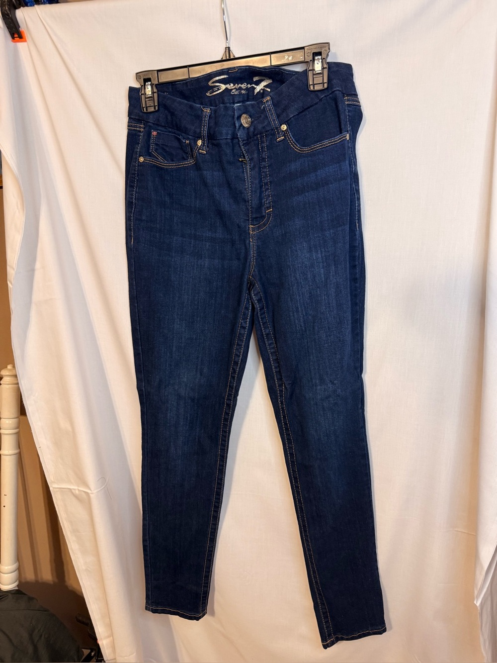 Seven7 High-Rise Skinny Jeans - Indigo